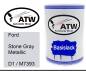 Preview: Ford, Stone Gray Metallic, D1 / M7393: 500ml Lackdose, von ATW Autoteile West.